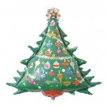 P'TIT Clown re70373 - Ballon alu Sapin de Noël 75 cm