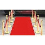 Grand tapis rouge jetable 15 mètres