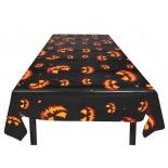 Nappe en plastique rectangle Citrouille Halloween