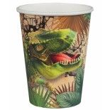 Sachet de 10 Gobelets Dinosaure T-Rex 25cl