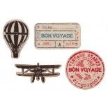 Sachet de 20 confettis Bon Voyage en bois