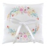 SANTEX 7393-99, Coussin d'alliances Mariage fleuri