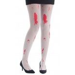 P'TIT Clown re74221 - Collants blancs sanglants