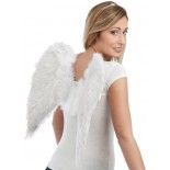 P'TIT Clown re80161 - Ailes d'ange en plumes 50 cm blanc