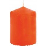 Chaks 80291-17, Grande bougie cylindrique 10 cm, Orange