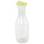 Chaks 80648, Carafe transparente plastique 1,5L avec bouchon vert