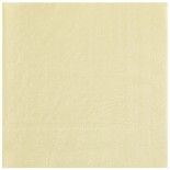 Sachet de 25 grandes Serviettes en papier 33 x 33 cm, ivoire