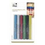 P'TIT Clown re81134 - Blister de 6 stylos maquillage à l'eau