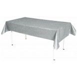 Nappe Paillettes en rouleau 120cm x 3m, Argent