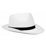 Chapeau borsalino rigide blanc