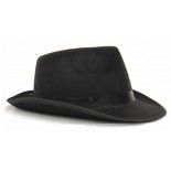 chapeau borsalino rigide noir