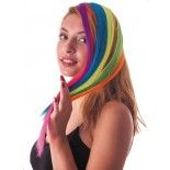 Party Pro 86241, Mèche de cheveux à clipser, jaune néon