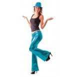 Party Pro 8650515, Pantalon disco FEMME turquoise