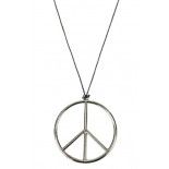 Collier pendentif Hippie argent