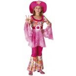 Déguisement Hippie Diva ROSE, 4-6 ans