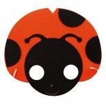 Party Pro 871192, Masque enfant Coccinelle