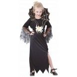 P'TIT Clown re87166 - Costume enfant veuve noire, L 10/12 ans