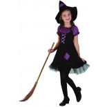 Party Pro 8728120979, Costume sorcière violette 7-9 ans
