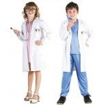 Déguisement blouse de docteur, taille 7-9 ans