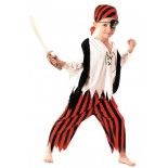 Party Pro 8728879046, Costume Moussaillon Pirate, 4-6 ans