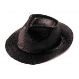 Chapeau borsalino paillette noir