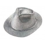 Chapeau borsalino paillette argent