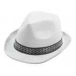 Party Pro 87335, Chapeau borsalino polyester Blanc