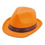 Party Pro 87338, Chapeau borsalino polyester Orange