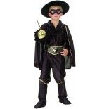 P'TIT Clown re88125 - Costume enfant luxe bandit masqué, M 7/9 ans