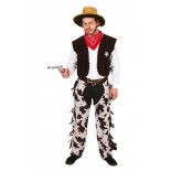 P'TIT Clown re89255 - Costume adulte luxe cow,boy, taille L/XL