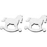 Chaks 90202, Sachet de 24 Chevaux 2,5cm à disperser, Blanc