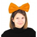 Party Pro 90645, Serre-tête noeud papillon géant orange