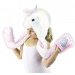 Party Pro 90851, Bonnet de Licorne enfant avec gants