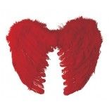 P'TIT Clown re91123 - Ailes d'ange en plumes 40 x 32 cm, rouge