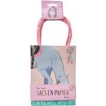 Party Pro 913155, Lot de 4 Sacs en papier Cheval équitation 15x20cm