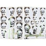 Party Pro 913550, Stickers Panda x 25