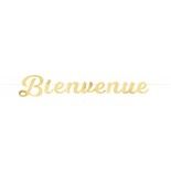 Party Pro 913806, Guirlande Bienvenue Or 1m40