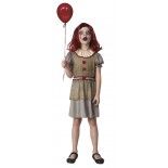 P'TIT Clown re91394 - Déguisement de clown tueur fille 7/9 ans