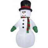 P'TIT Clown re91923 - Bonhomme de neige gonflable lumineux 2m40