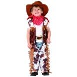 P'TIT Clown re92282 - Costume baby cow boy 104 cm