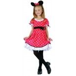 P'TIT Clown re98531 - Costume enfant fille souris, S 4/6 ans