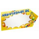 Grande Flèche directionnelle Anniversaire POP multicolore