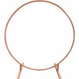 Grande Arche cérémonie anneau Ø 2 m en métal RONDE, Rose Gold