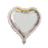 Party Pro 333631, Ballon mylar Coeur irisé 60 cm