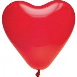 Lot de 8 ballons COEUR 35cm, rouge