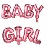 Party Pro 333618, Ballon mylar Baby Girl, rose