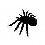 Party Pro 333016, Araignée mygale noire 20 cm
