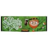 BANNIERE St Patrick's Day rectangle 74cm x 2,20m