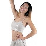 Party Pro 865153, Brassière sequin argent