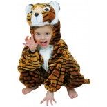 Chaks C1017104, Déguisement PELUCHE tigre 104cm, 3-4 ans